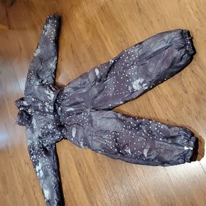 Vintage LUHTA One Piece Skiing Suit / Ski / grey / Skisuit Jumpsuit